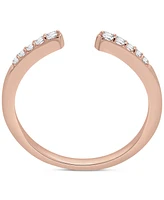 Wrapped Diamond Cuff Ring (1/10 ct. t.w.) 14k Yellow, White or Rose Gold, Created for Macy's