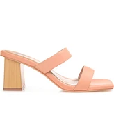 Journee Collection Women's Nolla Square Toe Sandals