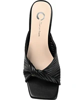Journee Collection Women's Greer Pleated Sandals