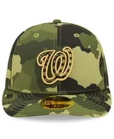 Men's New Era Camo Washington Nationals 2022 Armed Forces Day On-Field Low Profile 59FIFTY Hat