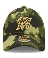 Men's New Era Camo Miami Marlins 2022 Armed Forces Day 9Forty Snapback Adjustable Hat