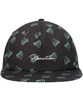 Men's Flomotion Black Toothy Snapback Hat