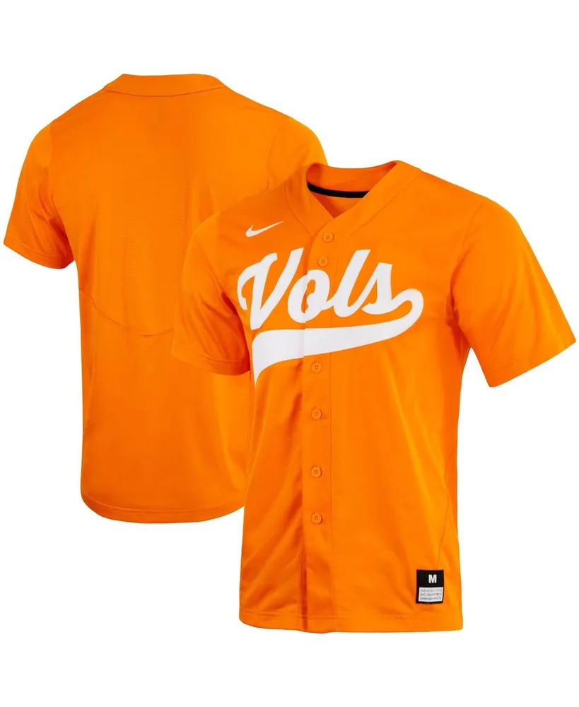 Men's Nike Orange Florida Gators Full-Button Replica Baseball Jersey