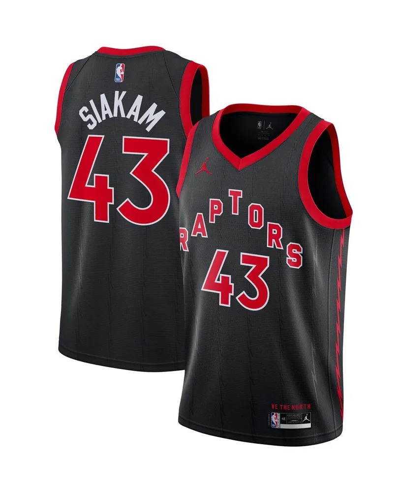 Men's Jordan Pascal Siakam Black Toronto Raptors 2020/21 Swingman Jersey - Statement Edition