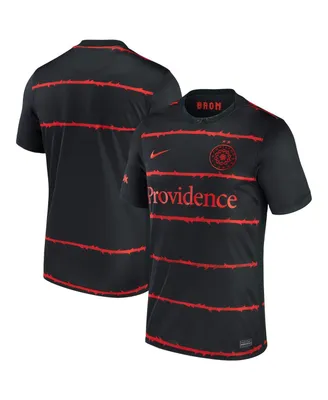 Men's Nike Black Portland Thorns Fc 2021/22 Away Replica Jersey