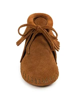 Minnetonka Toddler Boys and Girls Suede Fringe Booties