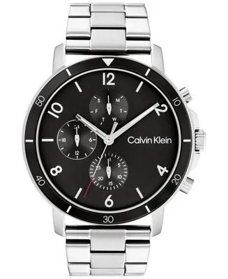 Calvin Klein Men's Gauge Stainless Steel Bracelet Watch 46mm