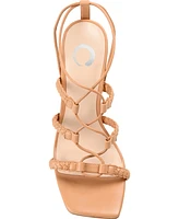 Journee Collection Women's Jamila Tie-Up Sandals