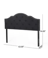 Cordeaux Contemporary Upholstered Headboard, Queen/Full