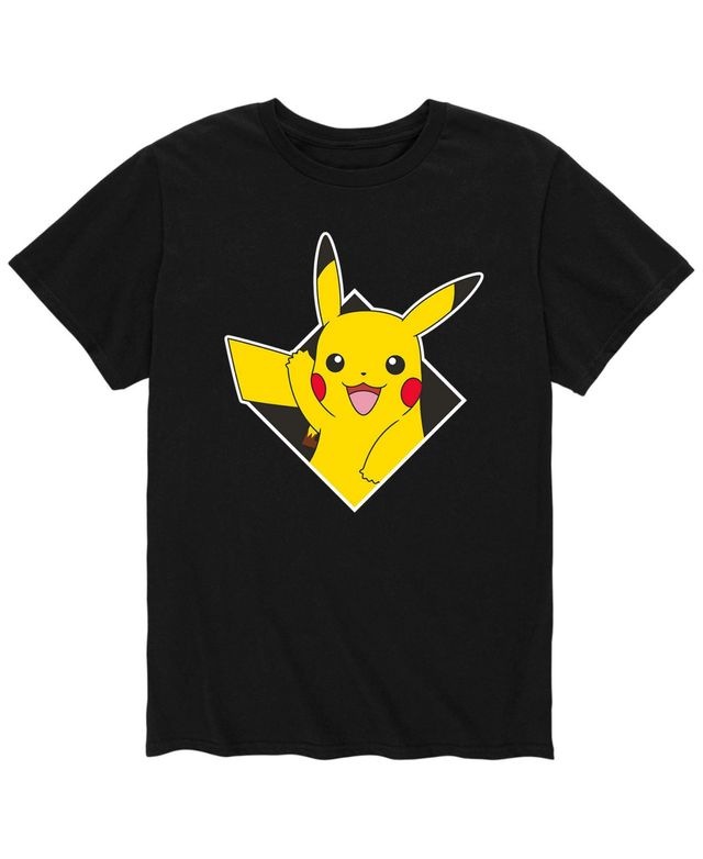 Men's Pokemon Diamond Shape Pikachu T-shirt