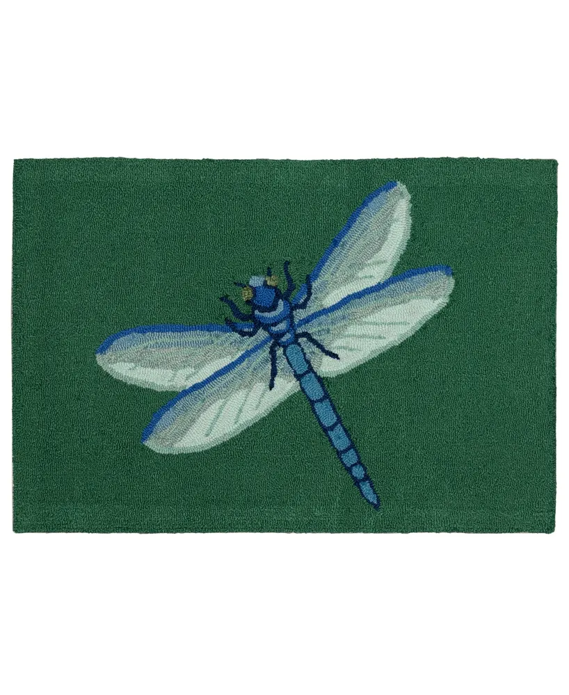 Liora Manne' Frontporch Dragonfly 2' x 3' Outdoor Area Rug