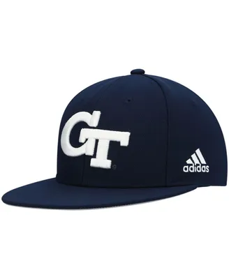 Men's adidas Navy Georgia Tech Yellow Jackets Logo On-Field Baseball Fitted Hat