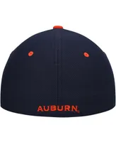 Men's Under Armour Navy Auburn Tigers Iso-Chill Blitzing Accent Flex Hat