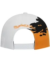Men's Mitchell & Ness Tennessee Orange, White Tennessee Volunteers Paintbrush Snapback Hat