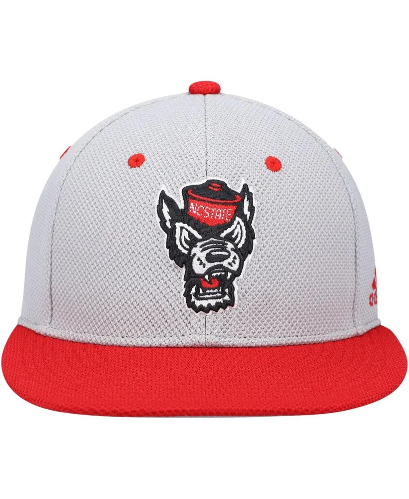 Men's adidas and Red Nc State Wolfpack On-Field Baseball Fitted Hat