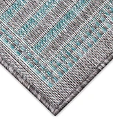 Liora Manne' Malibu Simple Border 3'3" x 4'11" Outdoor Area Rug