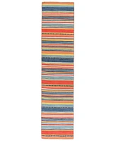 Liora Manne' Sonoma Malibu Stripe 2' x 8' Runner Outdoor Area Rug