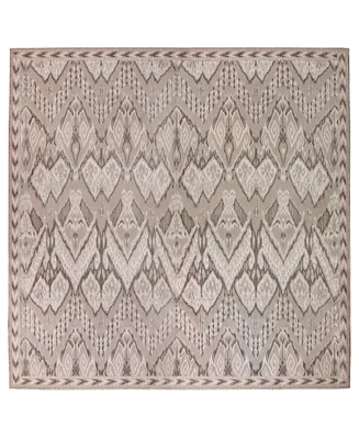 Liora Manne' Malibu Ikat 7'10" x Square Outdoor Area Rug