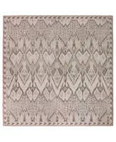 Liora Manne' Malibu Ikat 7'10" x Square Outdoor Area Rug