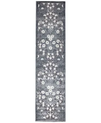 Liora Manne' Canyon Flower Patch 1'10" x 4'11" Runner Outdoor Area Rug