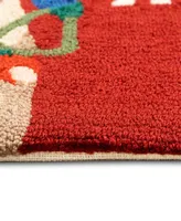 Liora Manne' Frontporch Happy Holidays 1'8" x 2'6" Outdoor Area Rug