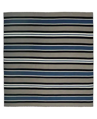 Liora Manne' Sorrento Cabana Stripe 8' x 8' Square Outdoor Area Rug