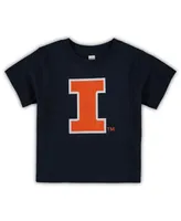 Boys and Girls Toddler Navy Illinois Fighting Illini Big Logo T-shirt