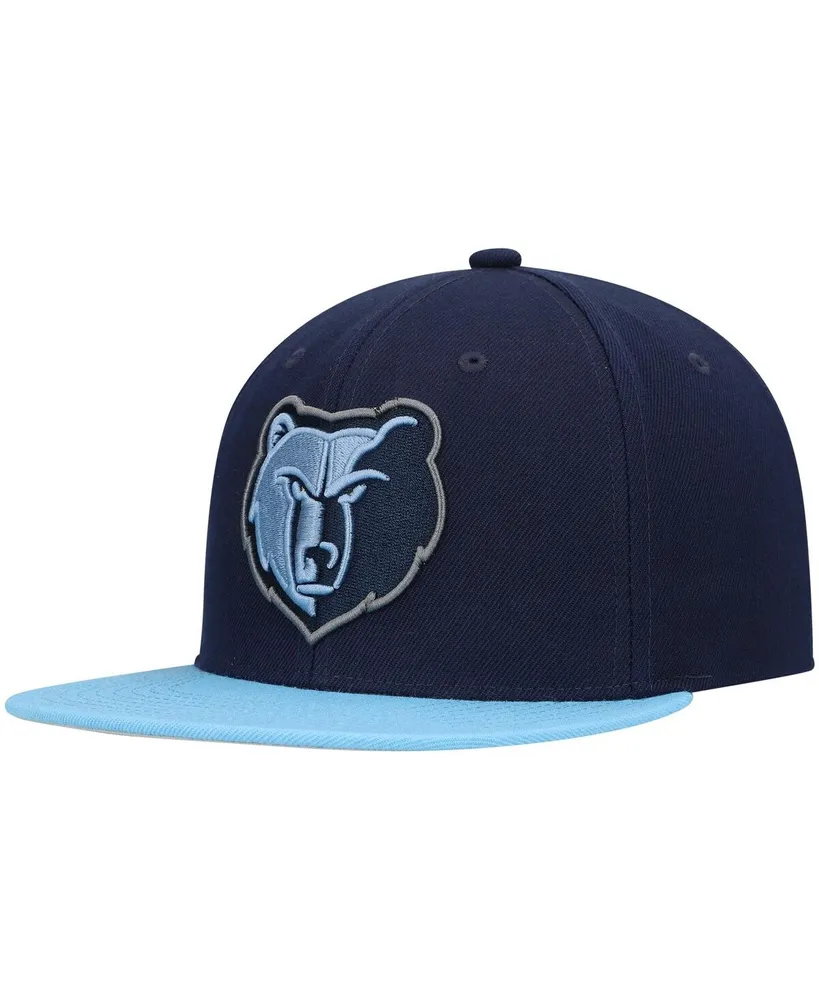 Men's Mitchell & Ness Navy, Light Blue Memphis Grizzlies Team Two-Tone 2.0 Snapback Hat