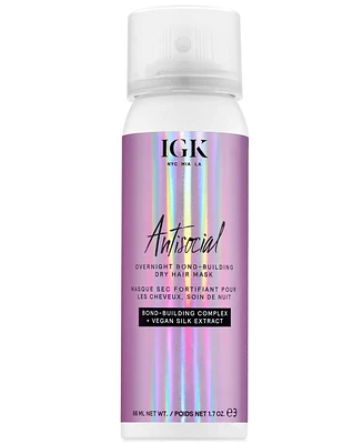 Igk Hair Antisocial Overnight Bond-Building Dry Hair Mask