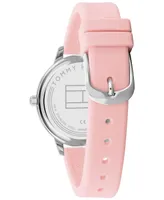 Tommy Hilfiger Women's Pink Silicone Strap Watch 38mm
