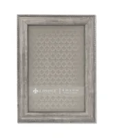 Classic Bead Border Burnished Picture Frame, 4" x 6" - Silver