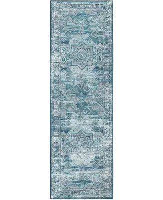 D Style Basilic BAS5 2'6" x 12' Runner Area Rug