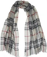 Fraas Women's Signature Plaid Lightweight Evening Wrap