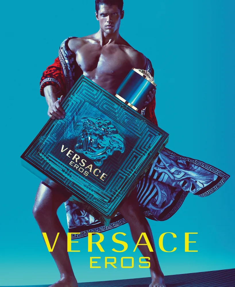 Versace Men's Eros Eau de Toilette Travel Spray, 0.3 oz.