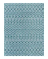 Bayshore Home High-Low Pile Latisse Textured Outdoor LTO02 7'10" x 10' Area Rug