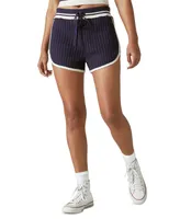 Lucky Brand Women's Ribbed-Knit Drawstring Shorts