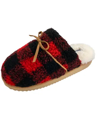 Izod Women's Dana Sherpa Scuff Slippers