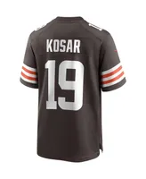 Men's Nike Bernie Kosar Brown Cleveland Browns Game Retired Player Jersey