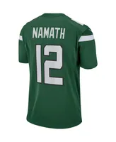 Men's Nike Joe Namath Gotham Green New York Jets Game Retired Player Jersey