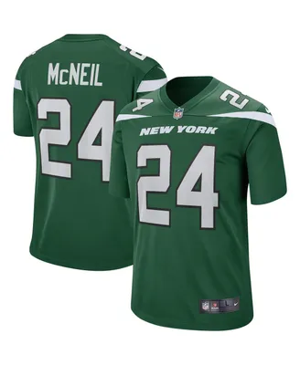 Men's Nike Freeman McNeil Gotham Green New York Jets Game Retired Player Jersey