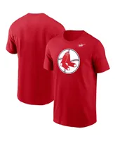 Men's Nike Red Boston Red Sox Cooperstown Collection Logo T-shirt