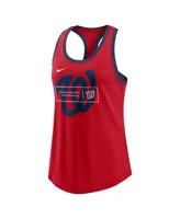 Women's Nike Red Washington Nationals X-Ray Racerback Performance Tank Top