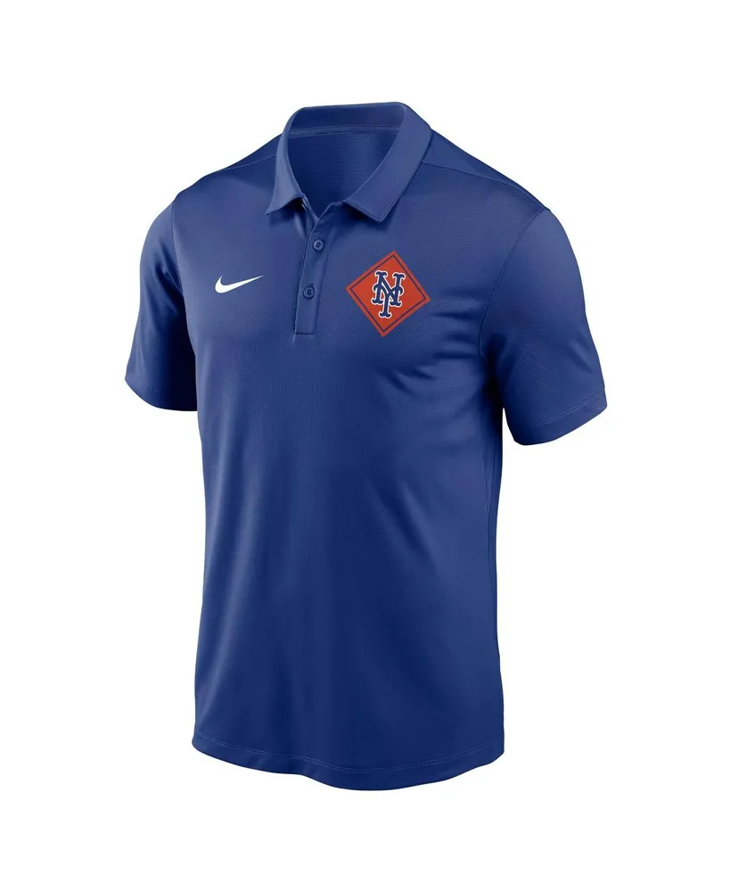 Men's Nike Royal New York Mets Diamond Icon Franchise Performance Polo Shirt