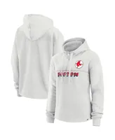 Women's Fanatics Oatmeal Boston Red Sox True Classics Legacy Quarter-Zip Hoodie