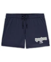 Women's Concepts Sport Navy New York Yankees Plus Cloud Tank Top and Shorts Sleep Set