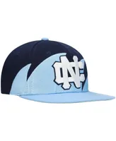Men's Mitchell & Ness Carolina Blue, Navy North Carolina Tar Heels Sharktooth Snapback Hat