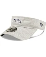 Men's New Era Gray Seattle Seahawks Distinct Adjustable Visor