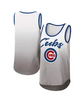 Women's G-iii 4Her by Carl Banks White Chicago Cubs Logo Opening Day Tank Top