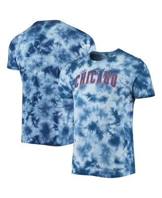 Men's New Era Royal Chicago Cubs Team Tie-Dye T-shirt