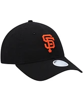 Women's New Era Black San Francisco Giants Team Logo Core Classic 9Twenty Adjustable Hat